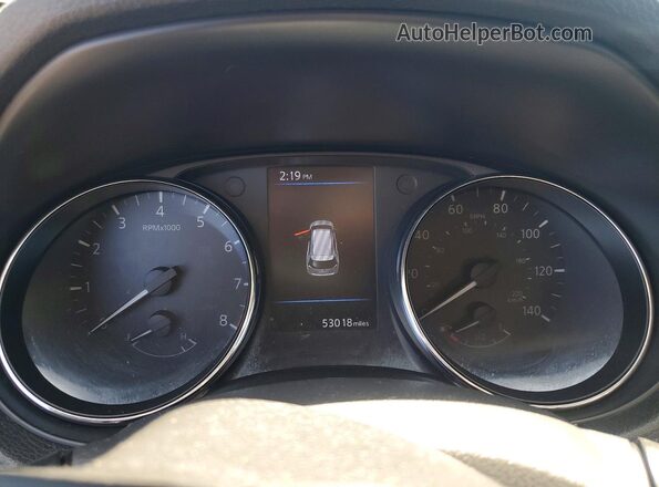 5N1AT2MT3KC753465 2019 NISSAN ROGUE Серебряный Вид щитка приборов