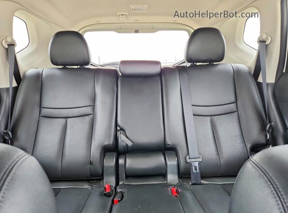 5N1AT2MT3KC841304 2019 NISSAN ROGUE Белый Вид задних сидений