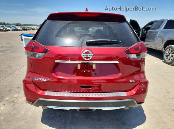 5N1AT2MT3KC844669 2019 NISSAN ROGUE Red Հետևի տեսք