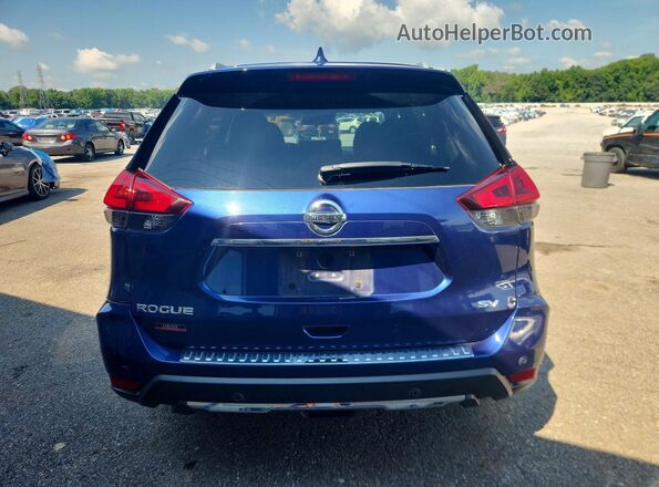 5N1AT2MT3LC819420 2020 NISSAN ROGUE Blue უკანა ხედი