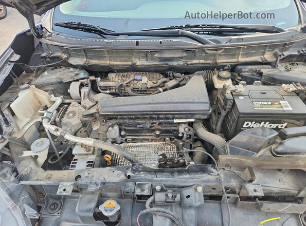 5N1AT2MT3LC819420 2020 NISSAN ROGUE Blue ძრავის განყოფილების ხედი