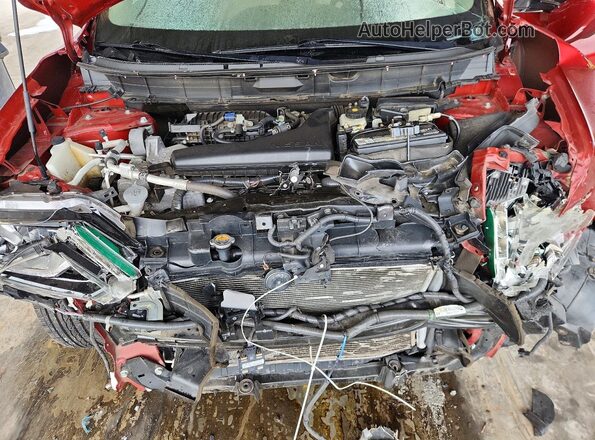 5N1AT2MT4GC744314 2016 NISSAN ROGUE Red Вид задньої частини салону