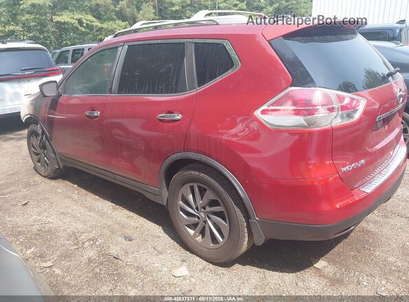 5N1AT2MT4GC865697 2016 NISSAN ROGUE Red უკანა მარცხენა