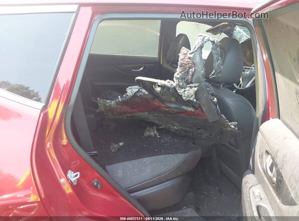 5N1AT2MT4GC865697 2016 NISSAN ROGUE Red VIN კოდის სტიკერის ხედი