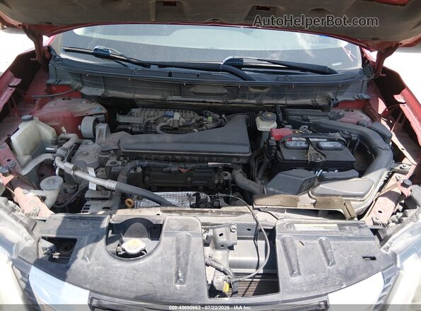 5N1AT2MT4HC816050 2017 NISSAN ROGUE Red უკანა ხედი