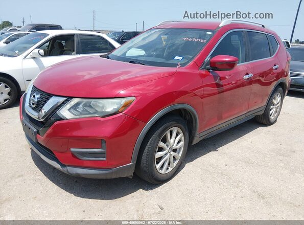 5N1AT2MT4HC816050 2017 NISSAN ROGUE Red წინა მარცხენა ხედი სამი მეოთხედიდან