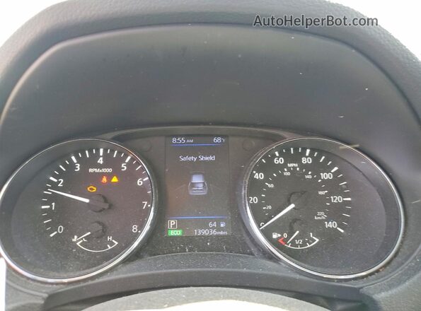 5N1AT2MT4JC808701 2018 NISSAN ROGUE White Widok zestawu wskaźników