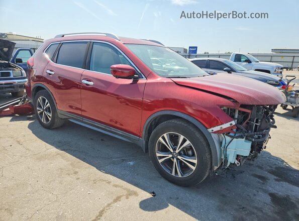 5N1AT2MT4KC749053 2019 NISSAN ROGUE Red Delantero derecho