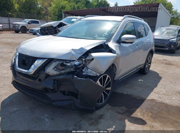 5N1AT2MT4KC778035 2019 NISSAN ROGUE Silver Առջևի ձախ երեք քառորդ տեսարան
