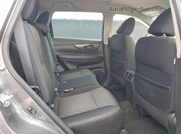 5N1AT2MT4KC838069 2019 NISSAN ROGUE Gray Widok wnętrza z tyłu