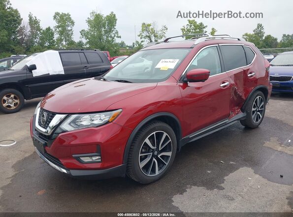 5N1AT2MT4LC764573 2020 NISSAN ROGUE Red წინა მარცხენა ხედი სამი მეოთხედიდან