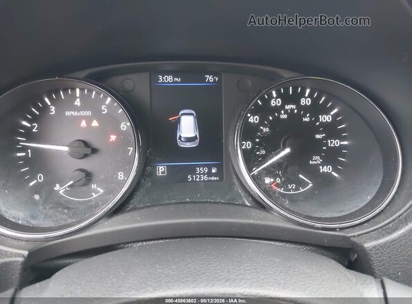 5N1AT2MT4LC764573 2020 NISSAN ROGUE Red უკანა სავარძლების ხედი