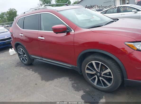 5N1AT2MT4LC764573 2020 NISSAN ROGUE Red უკანა სალონის ხედი