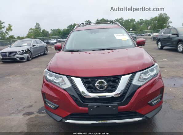5N1AT2MT4LC764573 2020 NISSAN ROGUE Red ხელსაწყოთა პანელის ხედი