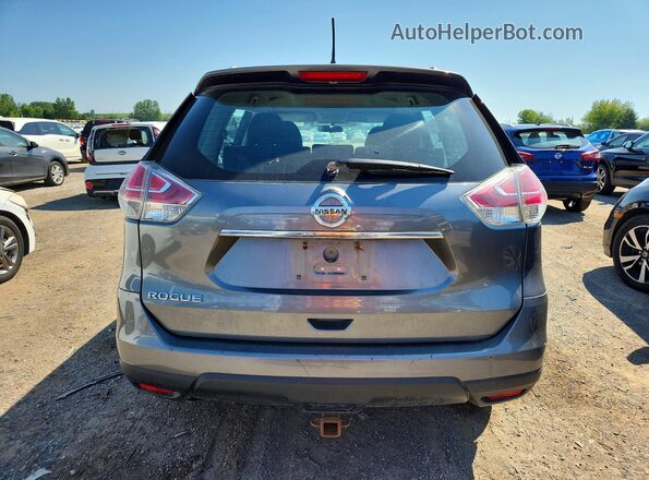 5N1AT2MT5GC754284 2016 NISSAN ROGUE Gray Rear view