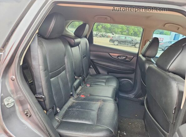 5N1AT2MT5GC769660 2016 NISSAN ROGUE Серый Вид задней части салона