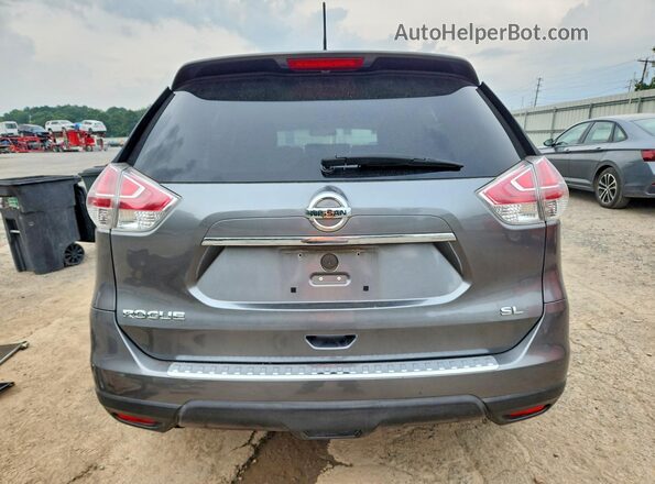 5N1AT2MT5GC769660 2016 NISSAN ROGUE Серый Вид сзади