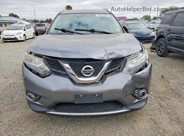 5N1AT2MT5GC799726 2016 NISSAN ROGUE Gray წინა ხედი