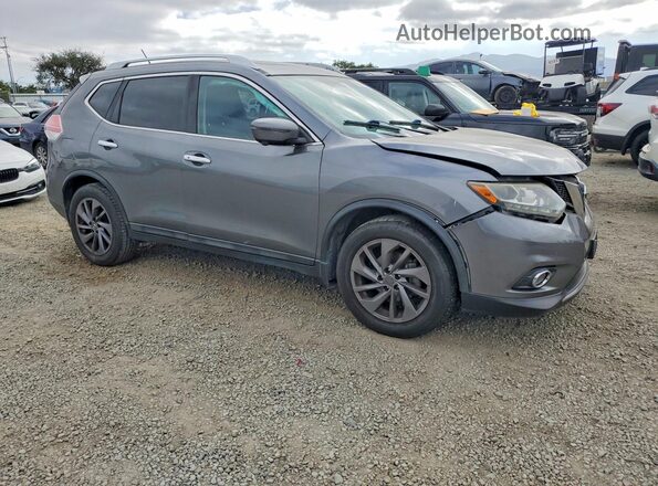 5N1AT2MT5GC799726 2016 NISSAN ROGUE Gray წინა მარჯვენა