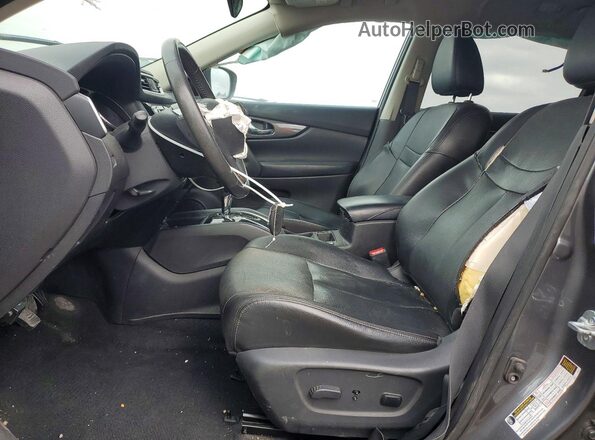 5N1AT2MT5GC799726 2016 NISSAN ROGUE Gray წინა სალონის ხედი