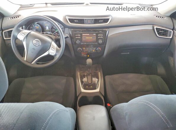 5N1AT2MT5GC811633 2016 NISSAN ROGUE Silver Widok deski rozdzielczej