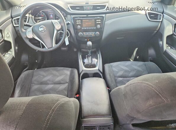 5N1AT2MT5GC897199 2016 NISSAN ROGUE Silver Вид панелі приладів
