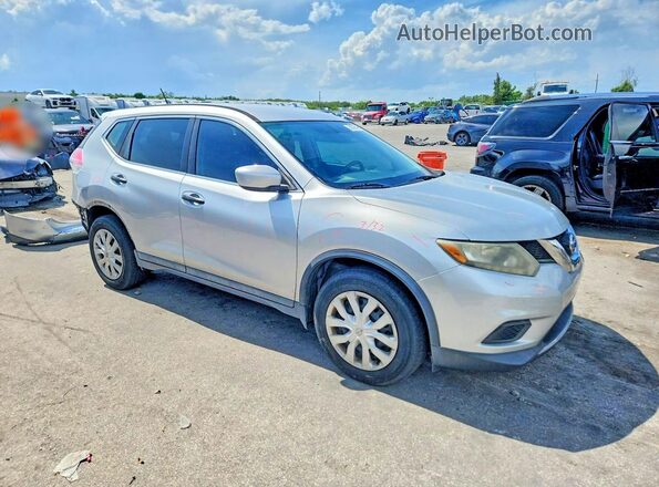 5N1AT2MT5GC897199 2016 NISSAN ROGUE Silver Передня права чверть