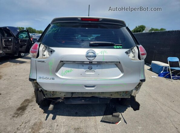 5N1AT2MT5GC897199 2016 NISSAN ROGUE Silver Вид ззаду