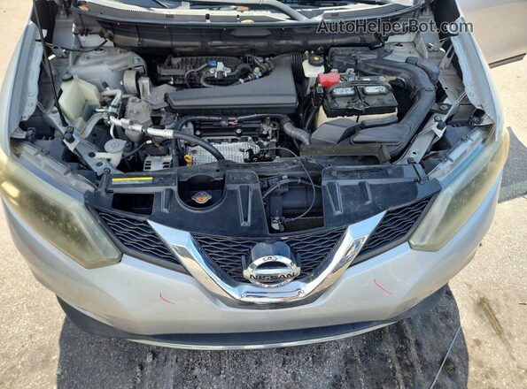 5N1AT2MT5GC897199 2016 NISSAN ROGUE Silver Вид підкапотного простору