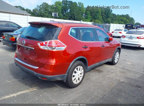 5N1AT2MT5GC921923 2016 NISSAN ROGUE Red Tył prawy