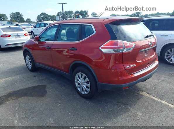 5N1AT2MT5GC921923 2016 NISSAN ROGUE Red Tył lewy