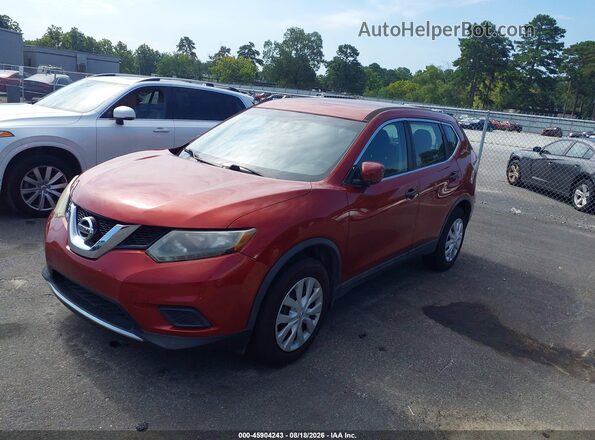 5N1AT2MT5GC921923 2016 NISSAN ROGUE Red Przód lewy