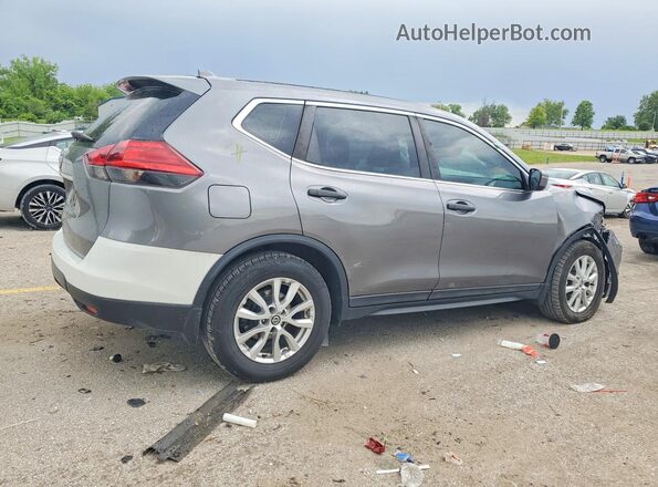 5N1AT2MT5HC743173 2017 NISSAN ROGUE Gray Rear right