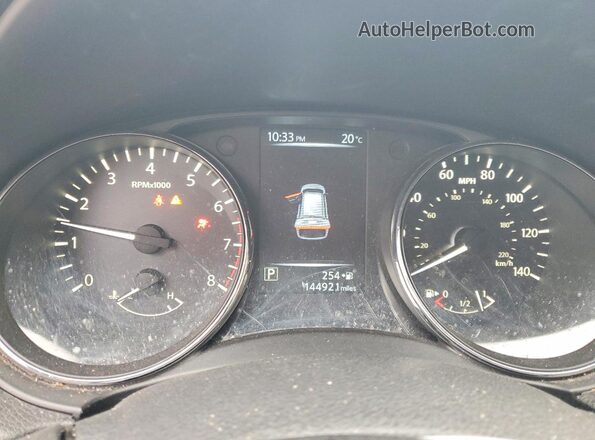 5N1AT2MT5HC743173 2017 NISSAN ROGUE Gray Instrument cluster view