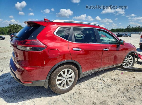 5N1AT2MT5JC729974 2018 NISSAN ROGUE Red Tył prawy