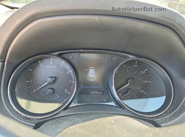 5N1AT2MT5JC729974 2018 NISSAN ROGUE Red Widok zestawu wskaźników
