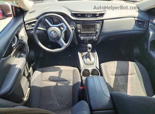 5N1AT2MT5JC729974 2018 NISSAN ROGUE Red Widok deski rozdzielczej