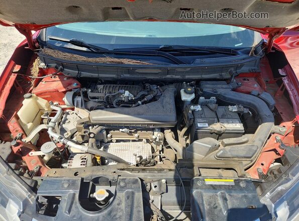 5N1AT2MT5JC729974 2018 NISSAN ROGUE Red Widok wnętrza z tyłu
