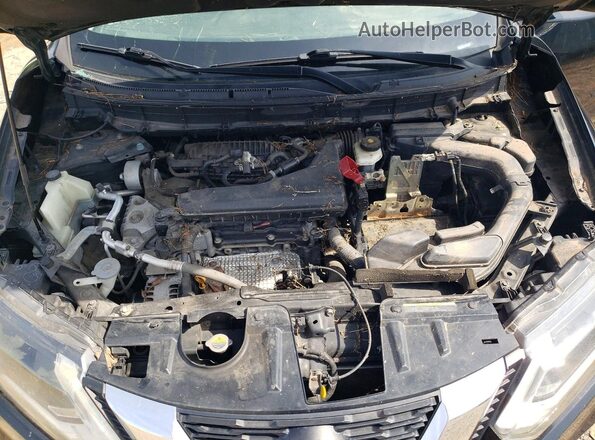 5N1AT2MT5JC751053 2018 NISSAN ROGUE Black Vista del compartimento del motor