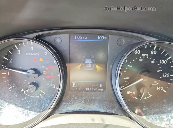 5N1AT2MT5KC717616 2019 NISSAN ROGUE Серый Вид щитка приборов