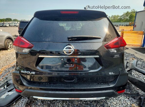 5N1AT2MT5KC739535 2019 NISSAN ROGUE Black Вид ззаду