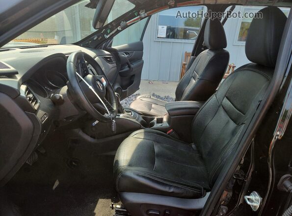 5N1AT2MT5KC739535 2019 NISSAN ROGUE Black Вид салону спереду