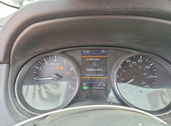 5N1AT2MT5KC755721 2019 NISSAN ROGUE Черный Вид щитка приборов