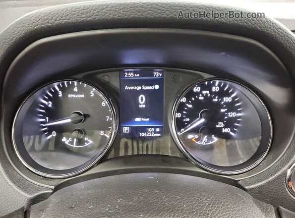 5N1AT2MT5KC761809 2019 NISSAN ROGUE Black Instrument cluster view