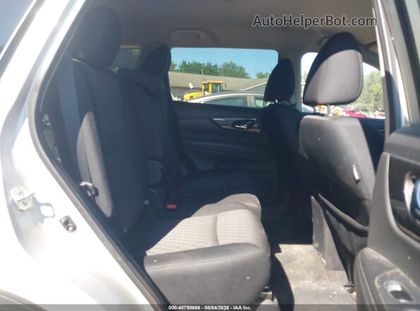 5N1AT2MT5KC789285 2019 NISSAN ROGUE Silver VIN კოდის სტიკერის ხედი