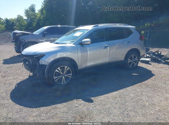 5N1AT2MT5KC789285 2019 NISSAN ROGUE Silver წინა მარცხენა ხედი სამი მეოთხედიდან