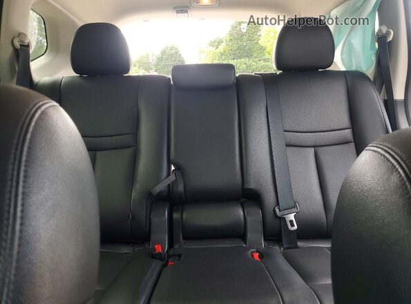 5N1AT2MT5KC802925 2019 NISSAN ROGUE Silver Вид задніх сидінь