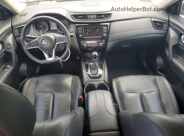 5N1AT2MT5KC802925 2019 NISSAN ROGUE Silver Вид панелі приладів