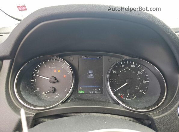 5N1AT2MT5KC802925 2019 NISSAN ROGUE Silver Вид щитка приладів
