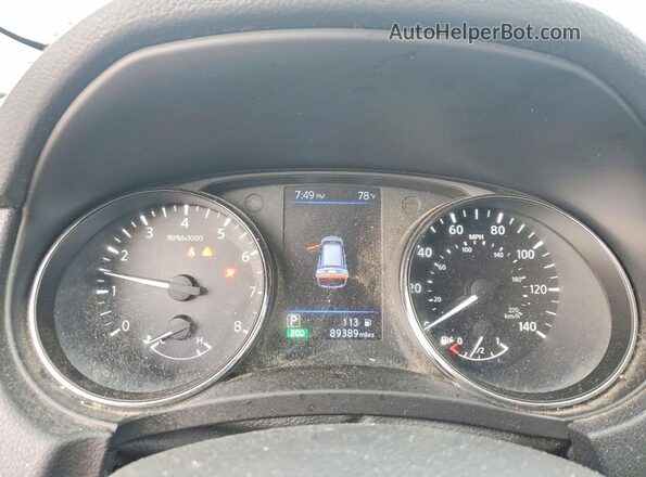5N1AT2MT5KC824908 2019 NISSAN ROGUE Gray Widok zestawu wskaźników